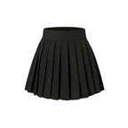 Plisse spread mini skirt
