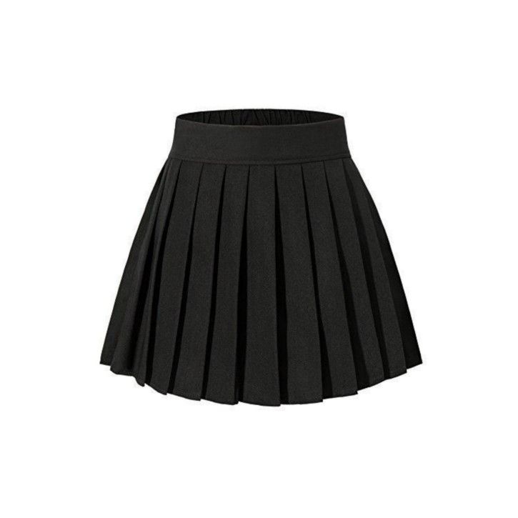 Plisse spread mini skirt