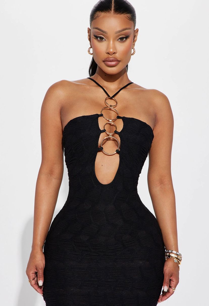 Maxi sleeveless strapless dress