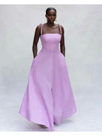 Long dress sleeveless front split