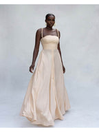 Long dress sleeveless front split