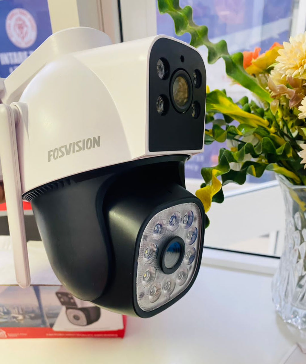 Outdoor Dual-Lens PTZ Security Camera – 8MP Ultra-Clear Surveillance