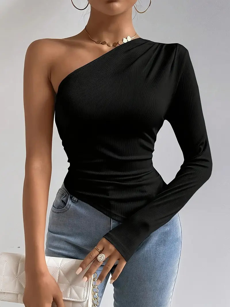 Asymetrical one arm Sleeve top