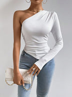 Asymetrical one arm Sleeve top