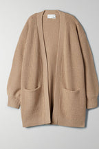 Long sleeve buttonless cardigans