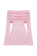 Off-shoulder mini dress