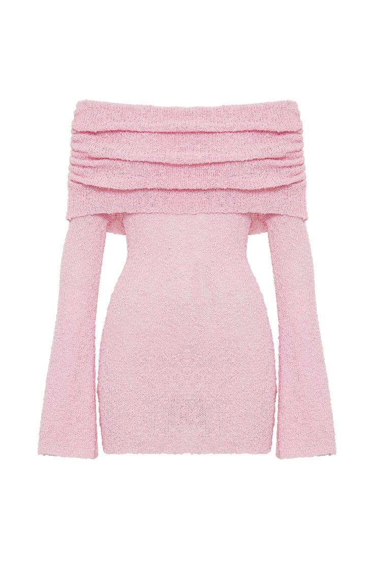 Off-shoulder mini dress