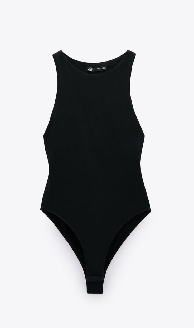 Sleeveless bodysuit small straps