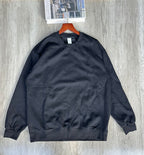 Crewneck plain sweatshirt
