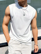 Sleeveless men t-shirt casual occasion
