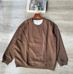 Crewneck plain sweatshirt