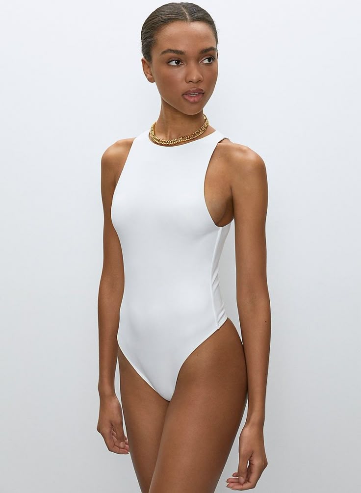 Sleeveless bodysuit small straps