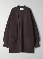 Long sleeve buttonless cardigans